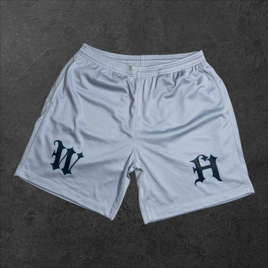 ICE BLUE MESH SHORTS
