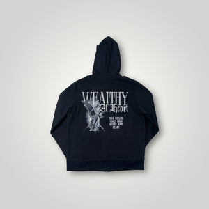 Wealthy At Heart "303" Full-zip Hoodie